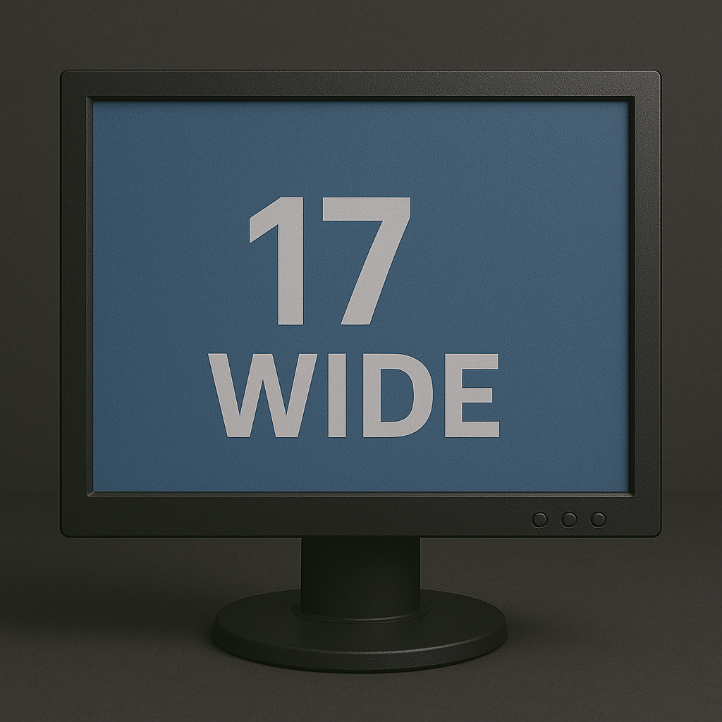 17" Wide Monitors