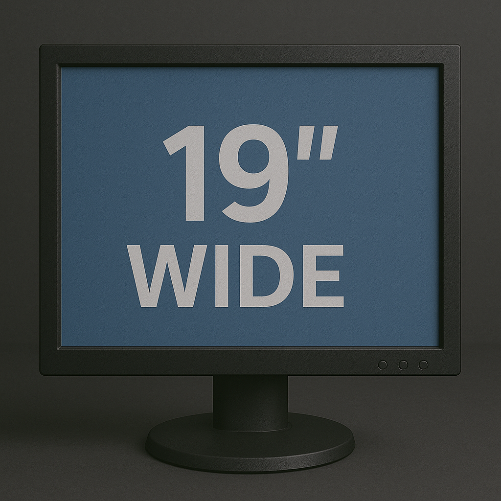 19" Wide Monitors