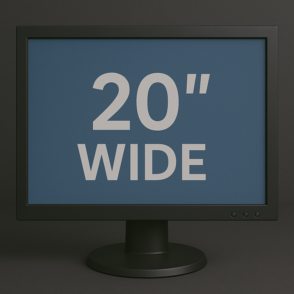 20" Wide Monitors