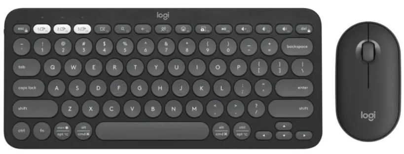Logitech Pebble 2 Keyboard & Mouse Combo – Black Logitech Pebble 2 Keyboard & Mouse Combo – Black