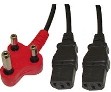 UniQue Dedicated Dual head Standard computer power cable UniQue Dedicated Dual head Standard computer power cable